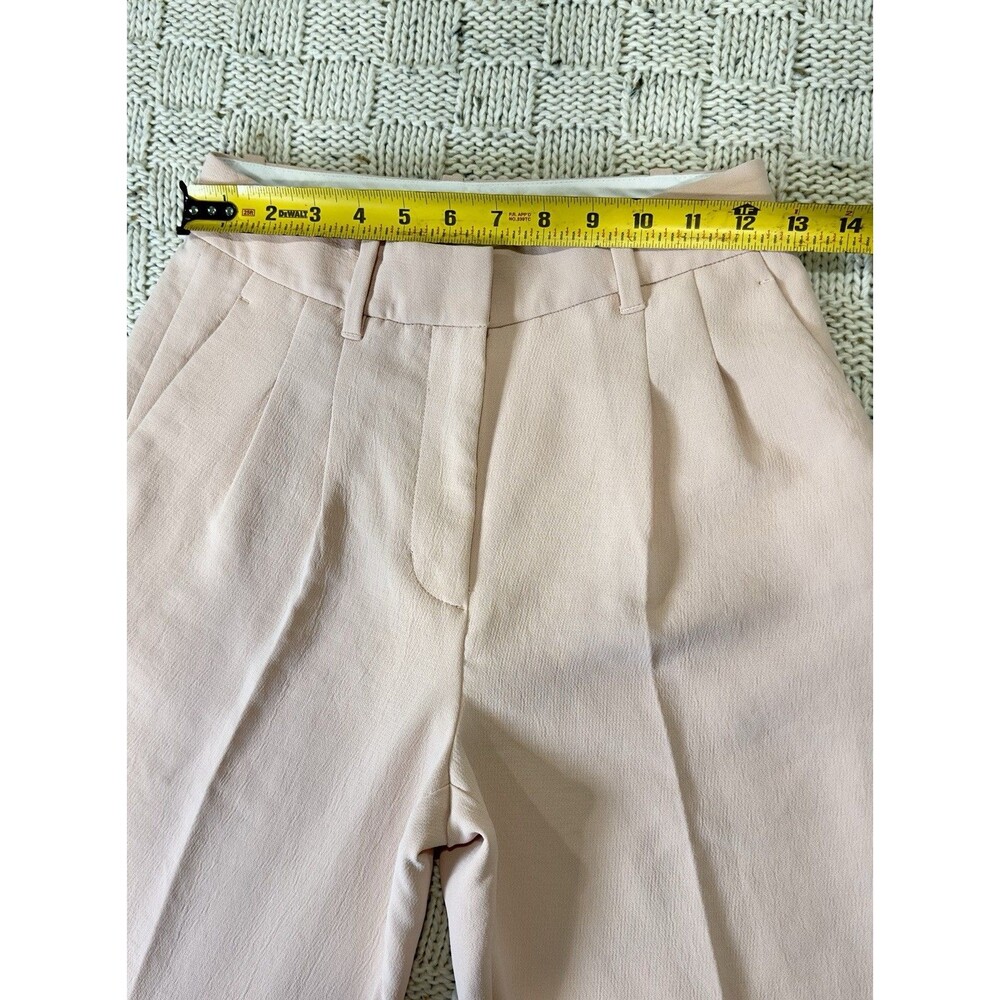 Aritzia Wilfred The Effortless Pant Women’s 0 Blush Pink High Rise Wide Leg - Picture 6 of 11